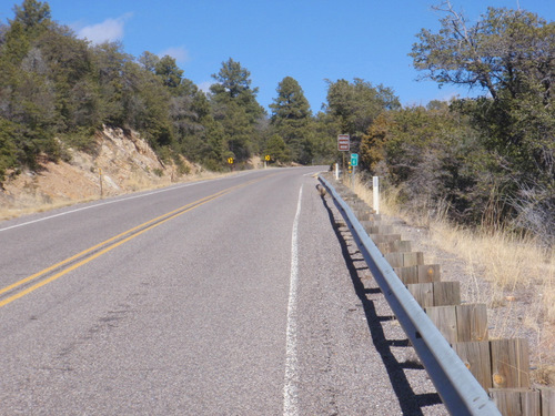 The Continental Divide is just around this corner.